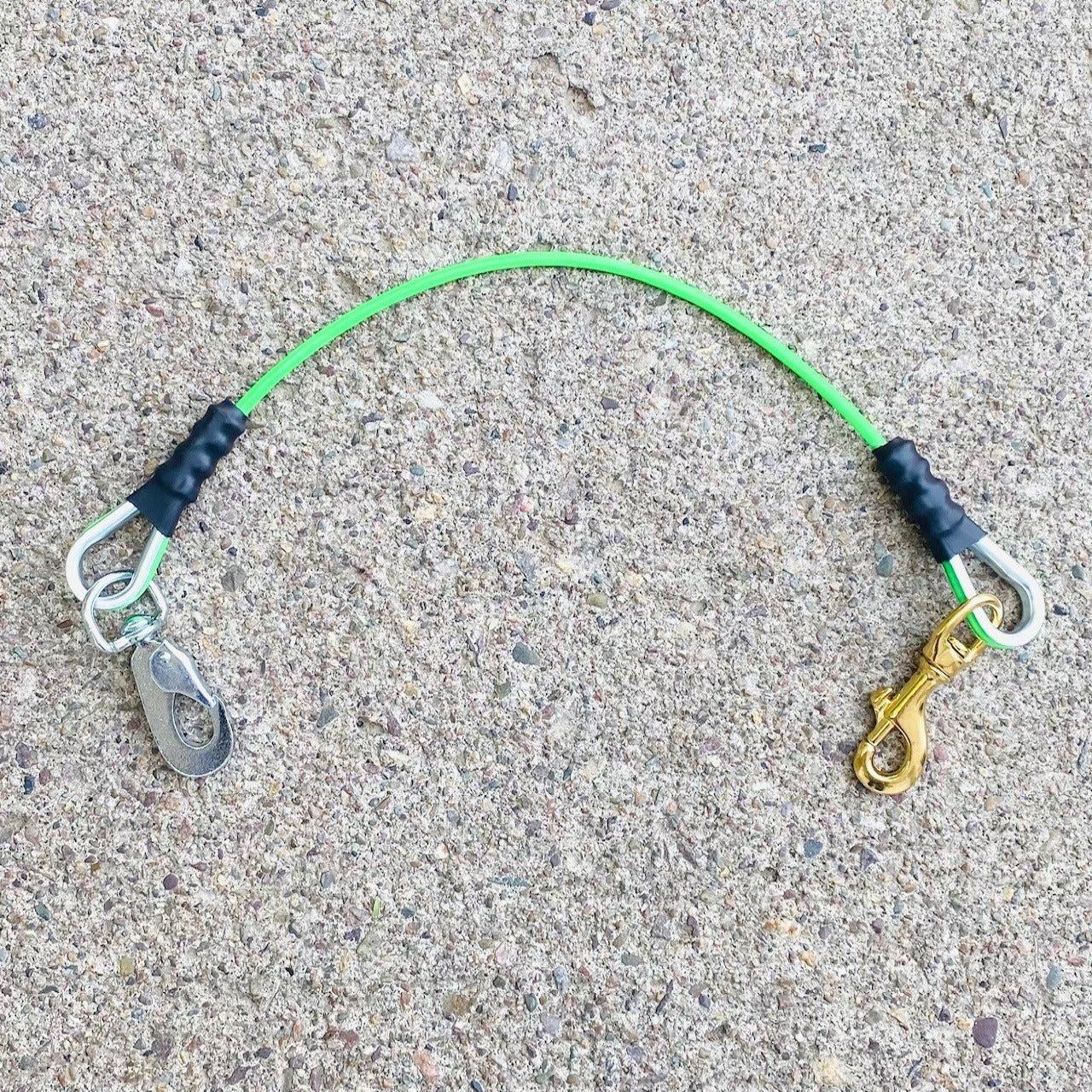 Dogs R Treed Tie-Out Replacement Short Leads WHITE