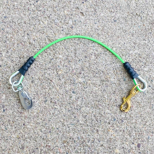 Dogs R Treed Tie-Out Replacement Short Leads WHITE