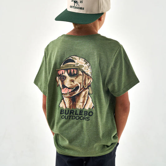 Youth Tee - Mallard Camo Dog