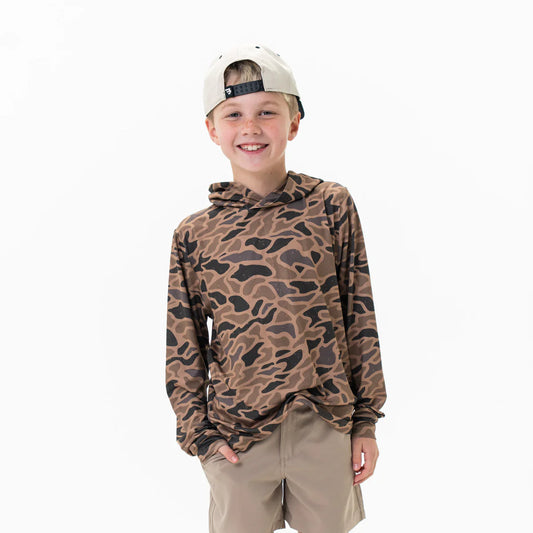 Youth Performance Hoodie - Guage Camo