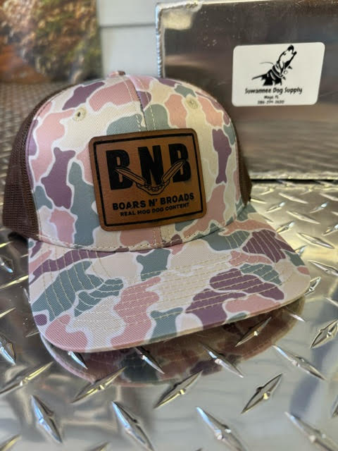 B-N-B OLD SCHOOL CAMO PATCH HAT