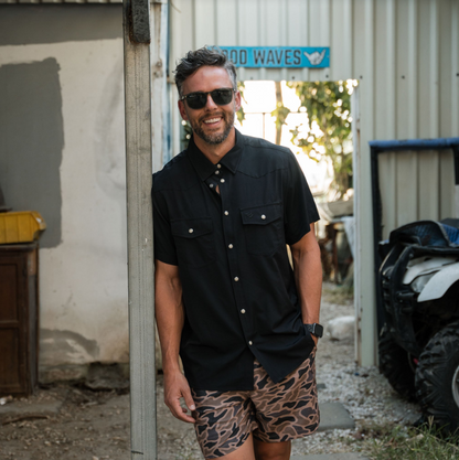 PERFORMANCE WESTERN SHIRT / Black