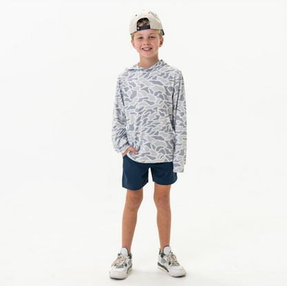 YOUTH PERFORMANCE HOODIE / White Camo