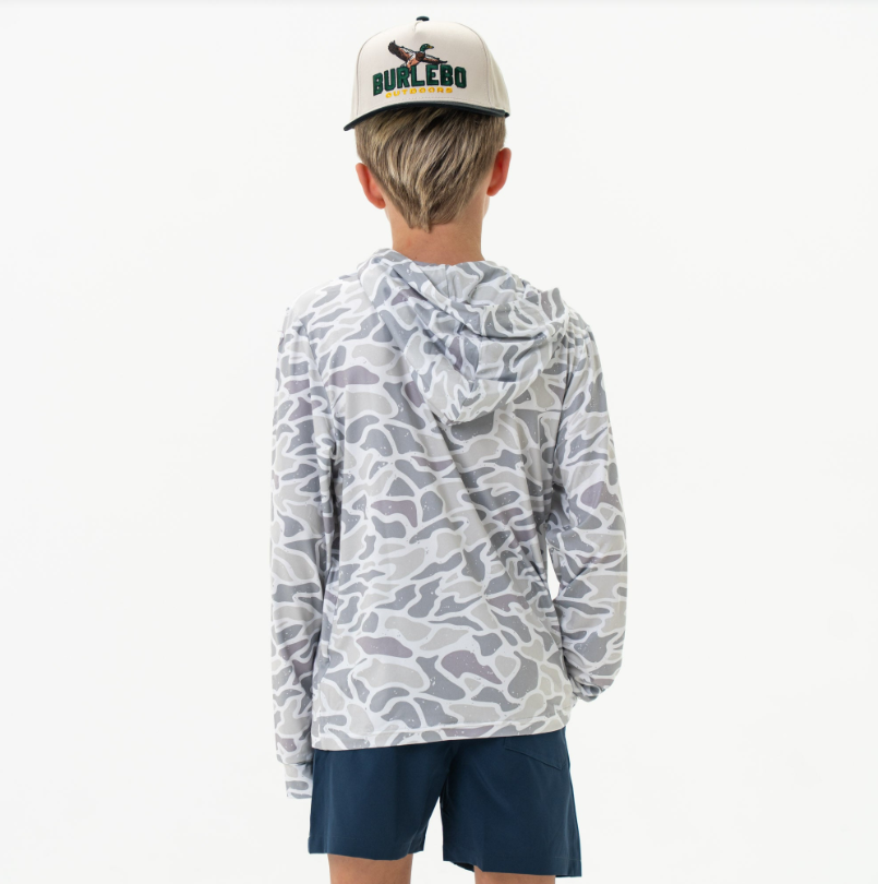 YOUTH PERFORMANCE HOODIE / White Camo