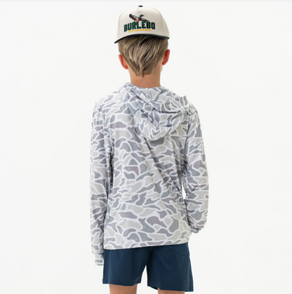 YOUTH PERFORMANCE HOODIE / White Camo