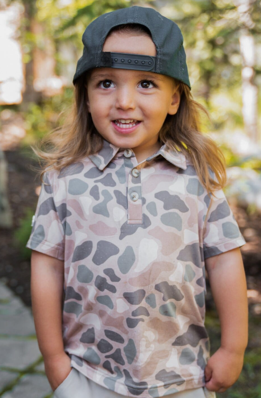 YOUTH POLO / Pintail Camo